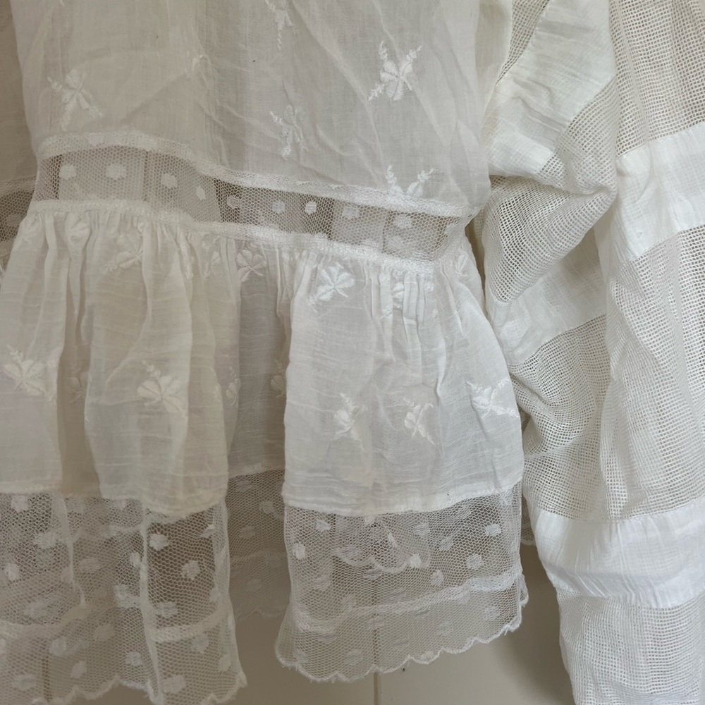 Free People White Blouse - Picture 5 of 5